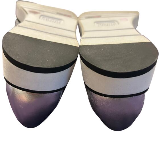 JOHNSTON & MURPHY Flex Perforated Suede Snake Slip On Loafer SZ 8M Gray Silver - Picture 6 of 6